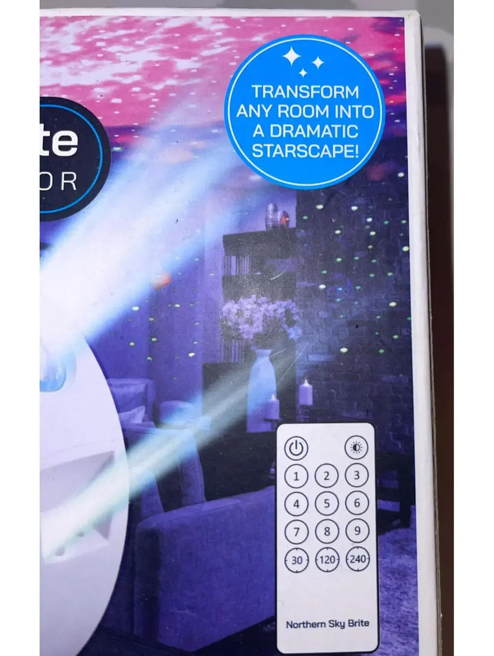 NEW HY-IMPACT NORTHERN SKY BRITE GALAXY LITE PROJECTOR - NEBULA CLOUDS AND STARS